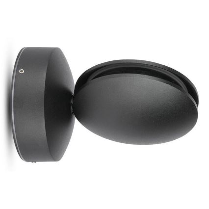 LED spoljašnje zidno fleksibilno svetlo LED/7W/230V 3000K IP65 crno