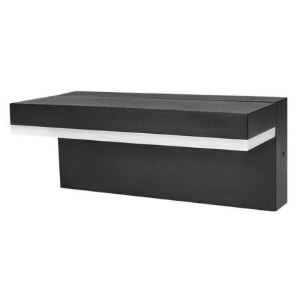 LED spoljašnje zidno svetlo LED/9W/230V 4000K IP44 crna