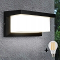 LED spoljašnje zidno svetlo NEELY 1xE27/9W/230V 3000K IP54 crno