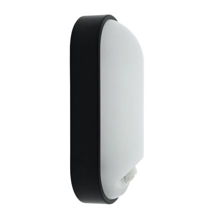 LED prigušiva spoljašnje zidno svetilo sa senzorom pokreta LED/12/15/18W/230V 3000K/4000K/6500K IP65 crna/bela