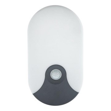 LED spoljašnje zidno svetlo sa senzorom pokreta LED/18W/230V IP44 antracit