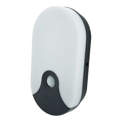 LED spoljašnje zidno svetlo sa senzorom pokreta LED/18W/230V IP44 antracit