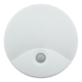 LED spoljašnje zidno svetlo sa senzorom pokreta LED/18W/230V IP44 belo
