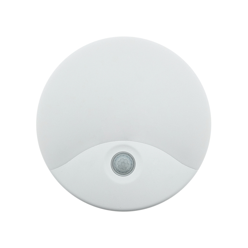 LED spoljašnje zidno svetlo sa senzorom pokreta LED/18W/230V IP44 belo