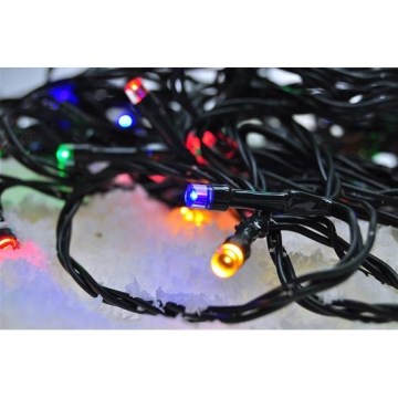 LED spoljašnji božićni lanac 100x LED/8 funkcija IP44 13 m višebojni