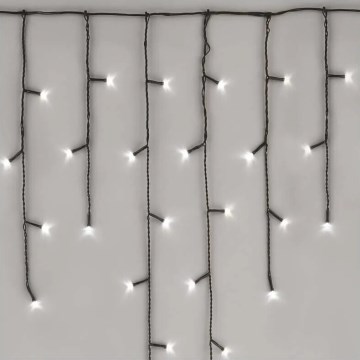 LED spoljašnji božićni lanac 100xLED/2,5x0,9m IP44 hladno bela