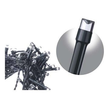 LED spoljašnji božićni lanac CHAIN 180xLED/8 funkcija 8m IP44 hladno belo