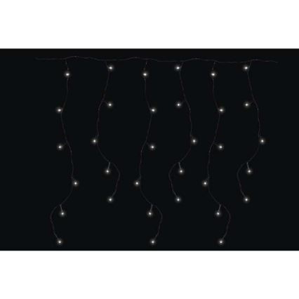 LED spoljašnji božićni lanac CHAIN 180xLED/8 funkcija 8m IP44 hladno belo