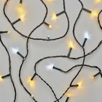 LED Spoljašnji Božićni lancem 180xLED/2 funkcije 23m IP44 topla/hladna bela