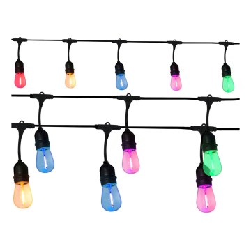 LED spoljašnji dekorativni niz PARTY NEON 7,6 m 10xE27/0,6W/36V IP44