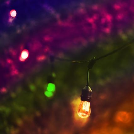 LED spoljašnji dekorativni niz PARTY NEON 7,6 m 10xE27/0,6W/36V IP44