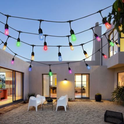 LED spoljašnji dekorativni niz PARTY NEON 7,6 m 10xE27/0,6W/36V IP44