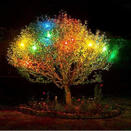 LED Spoljašnji lanac EASY CONNECT 8xE27 5m IP44 šareni