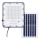 LED Spoljašnji prigušivi solarni reflektor LED/100W/3,2V 4500K IP65 crno + Daljinski upravljač