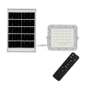 LED Spoljašnji prigušivi solarni reflektor LED/10W/3,2V IP65 4000K bela + Daljinski upravljač