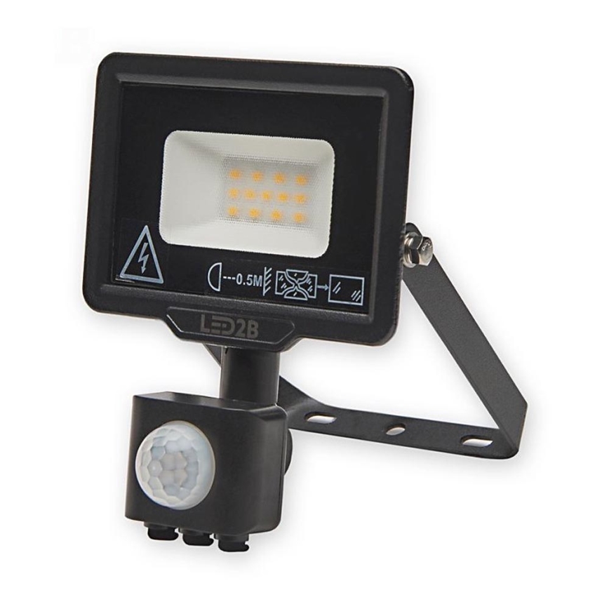 LED Spoljašnji reflektor sa senzorom LED/10W/230V 6500K IP44