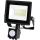 LED Spoljašnji reflektor sa senzorom LED/20W/230V IP44 6500K crno