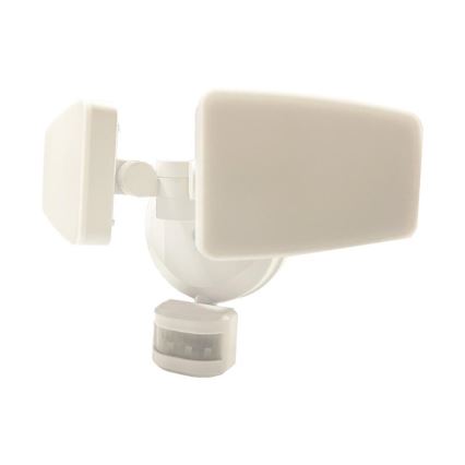 LED Spoljašnji reflektor sa senzorom LED/24W/230V 3000/4000/6000K IP54 bela