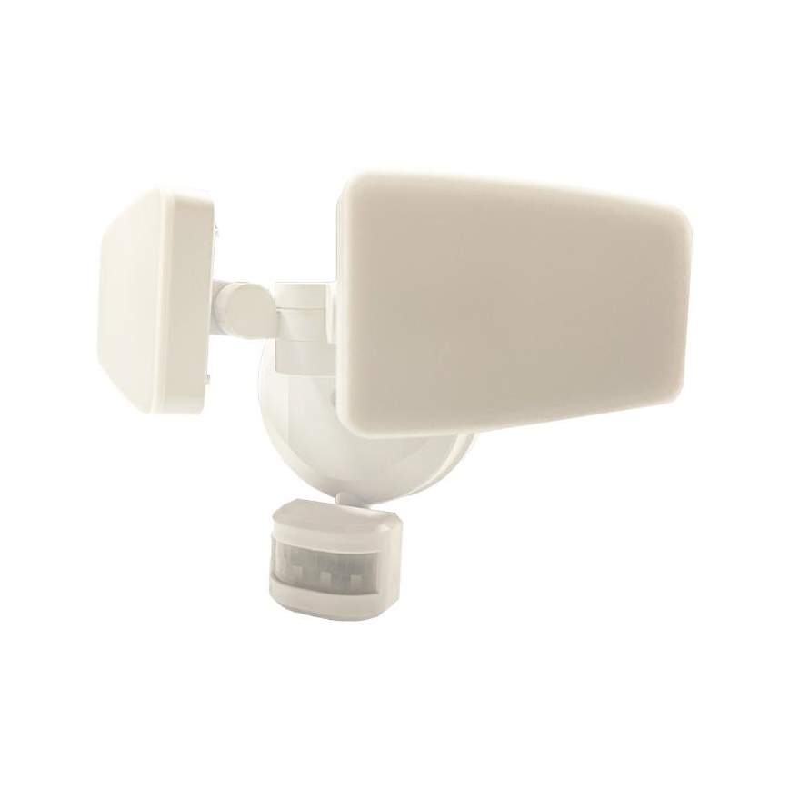 LED Spoljašnji reflektor sa senzorom LED/24W/230V 3000/4000/6000K IP54 bela