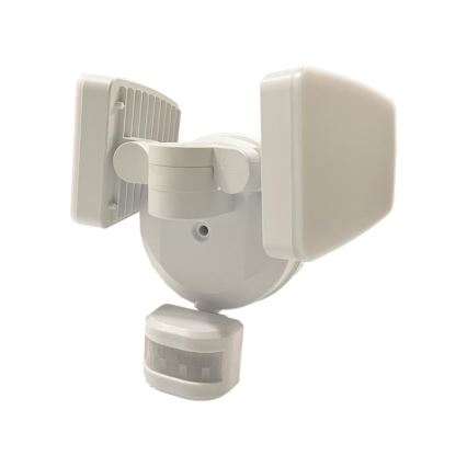 LED Spoljašnji reflektor sa senzorom LED/24W/230V 3000/4000/6000K IP54 bela