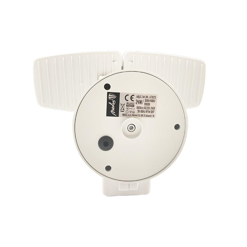 LED Spoljašnji reflektor sa senzorom LED/24W/230V 3000/4000/6000K IP54 bela