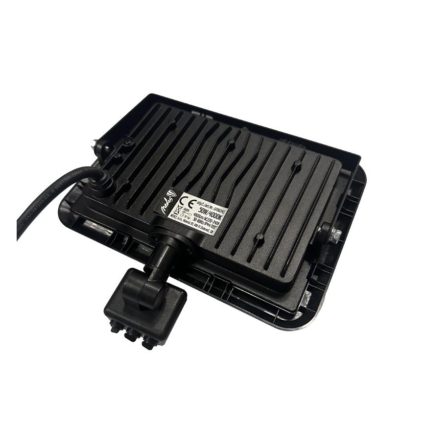 LED Spoljašnji reflektor sa senzorom LED/50W/230V 4000K IP44 crno