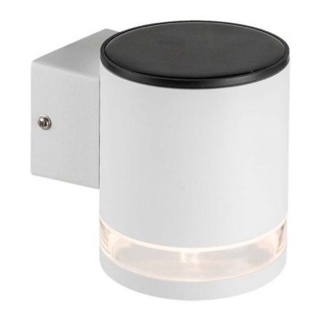 LED Spoljašnji solarna zidna lampa LED/1W/3,7V 3000K IP54 bela