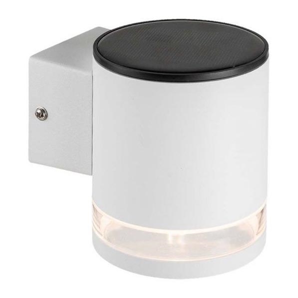 LED Spoljašnji solarna zidna lampa LED/1W/3,7V 3000K IP54 bela