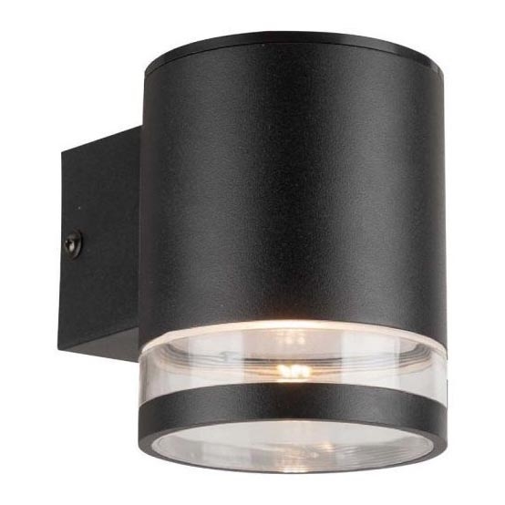 LED Spoljašnji solarna zidna lampa LED/1W/3,7V 3000K IP54 crno