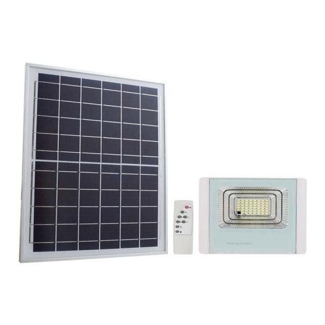 LED Spoljašnji solarni reflektor LED/12W/3,2V IP65 4000K + Daljinski upravljač