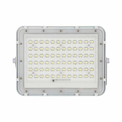 LED Spoljašnji prigušivi solarni reflektor LED/15W/3,2V IP65 6400K bela + Daljinski upravljač