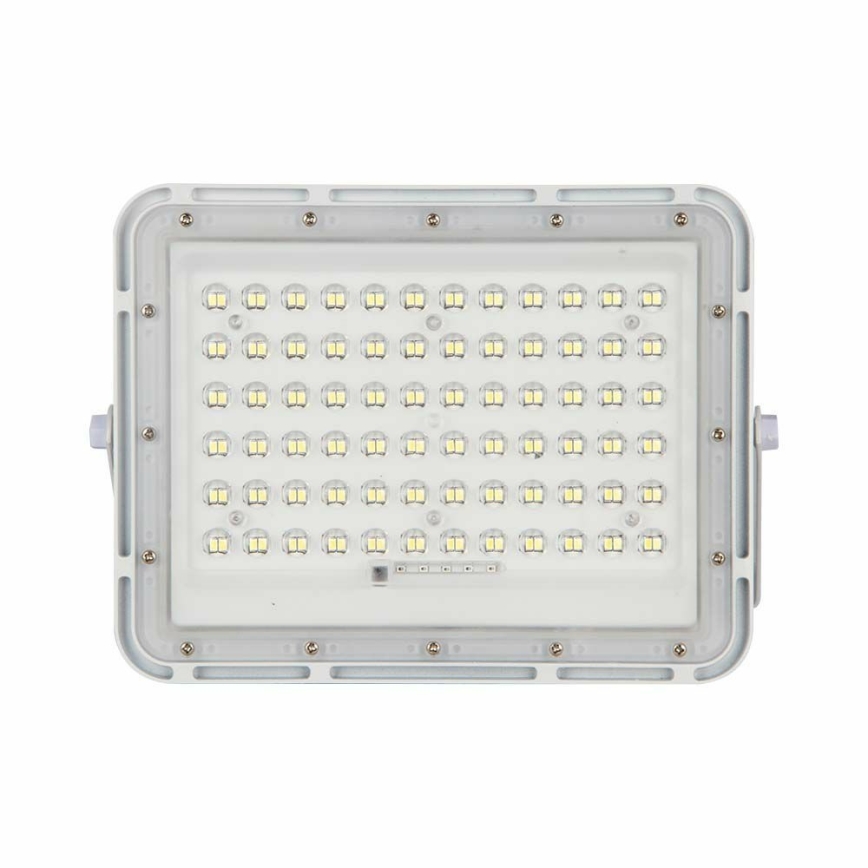 LED Spoljašnji prigušivi solarni reflektor LED/15W/3,2V IP65 6400K bela + Daljinski upravljač