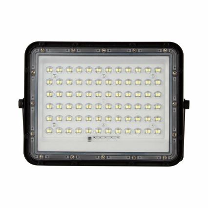 LED Spoljašnji prigušivi solarni reflektor LED/15W/3,2V IP65 6400K crno + Daljinski upravljač