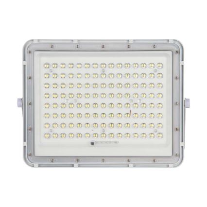 LED Spoljašnji solarni reflektor LED/20W/3,2V 6400K bela IP65 + Daljinski upravljač