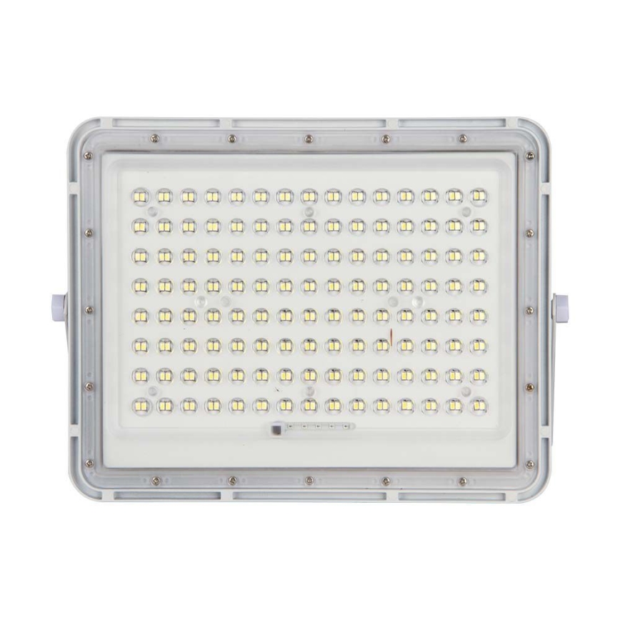 LED Spoljašnji solarni reflektor LED/20W/3,2V 6400K bela IP65 + Daljinski upravljač