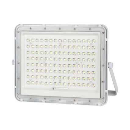 LED Spoljašnji solarni reflektor LED/20W/3,2V 6400K bela IP65 + Daljinski upravljač