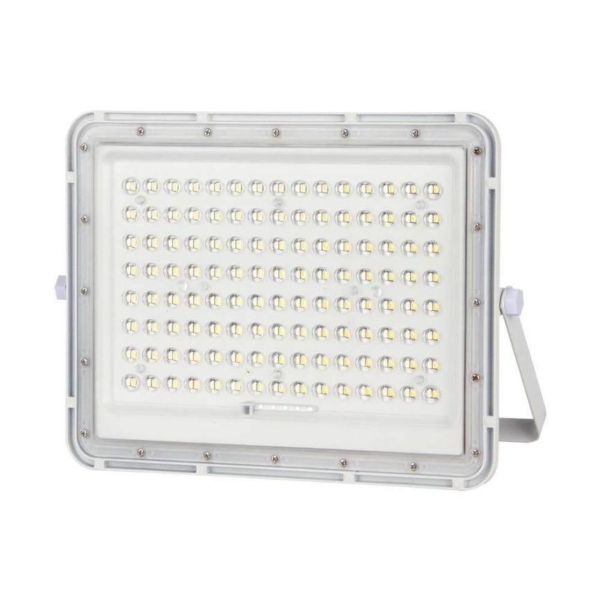 LED Spoljašnji solarni reflektor LED/20W/3,2V 6400K bela IP65 + Daljinski upravljač
