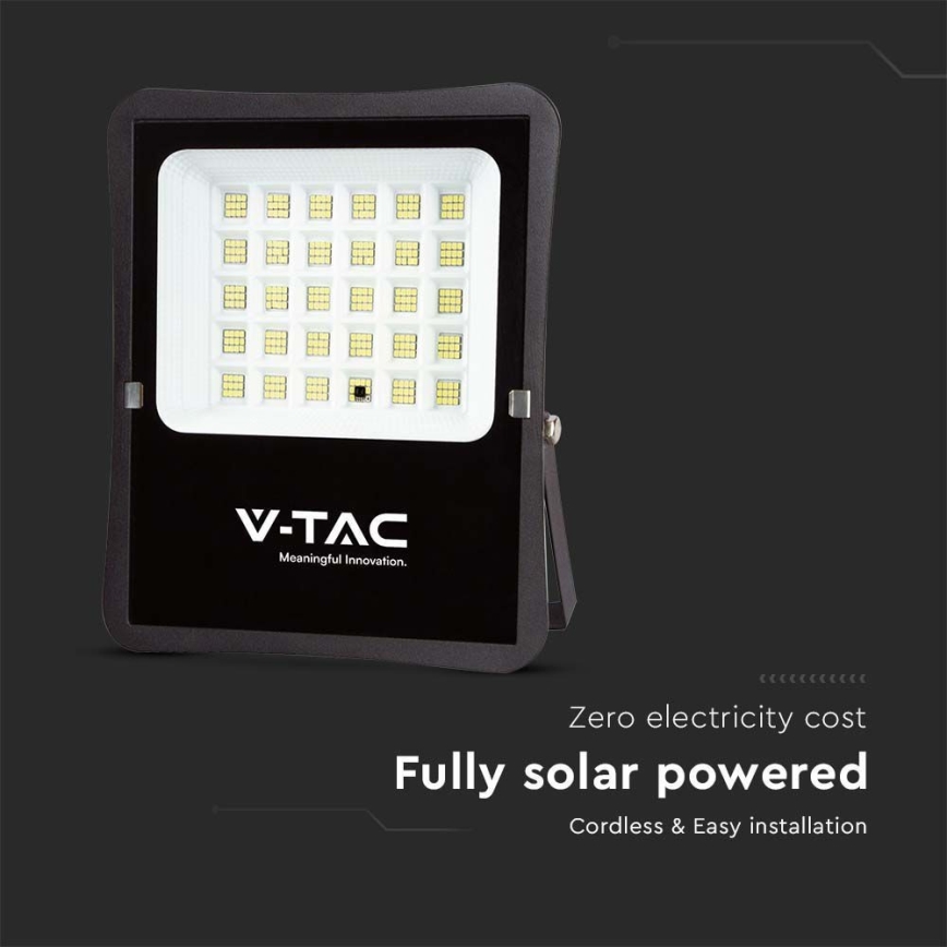 LED Spoljašnji solarni reflektor LED/20W/3,2V 6400K IP65 15000 mAh + Daljinski upravljač