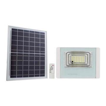 LED Spoljašnji solarni reflektor LED/20W/3,2V IP65 4000K + Daljinski upravljač