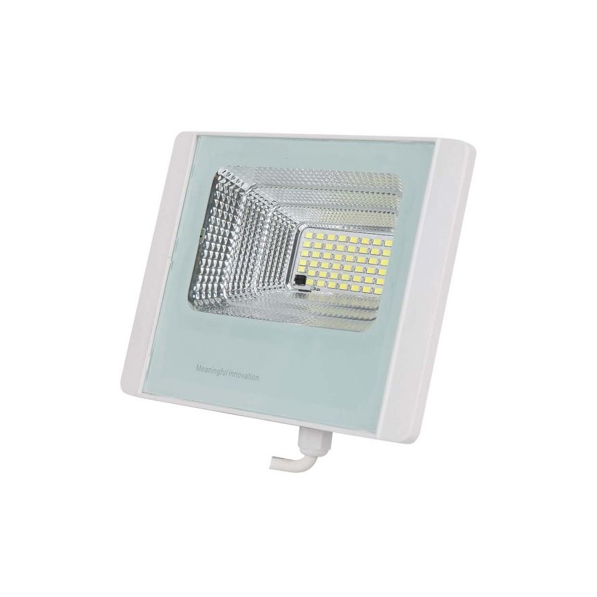 LED Spoljašnji solarni reflektor LED/20W/3,2V IP65 4000K + Daljinski upravljač
