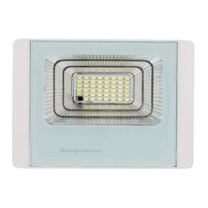 LED Spoljašnji solarni reflektor LED/20W/3,2V IP65 4000K + Daljinski upravljač
