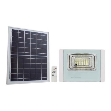 LED Spoljašnji solarni reflektor LED/20W/3,2V IP65 6400K + Daljinski upravljač