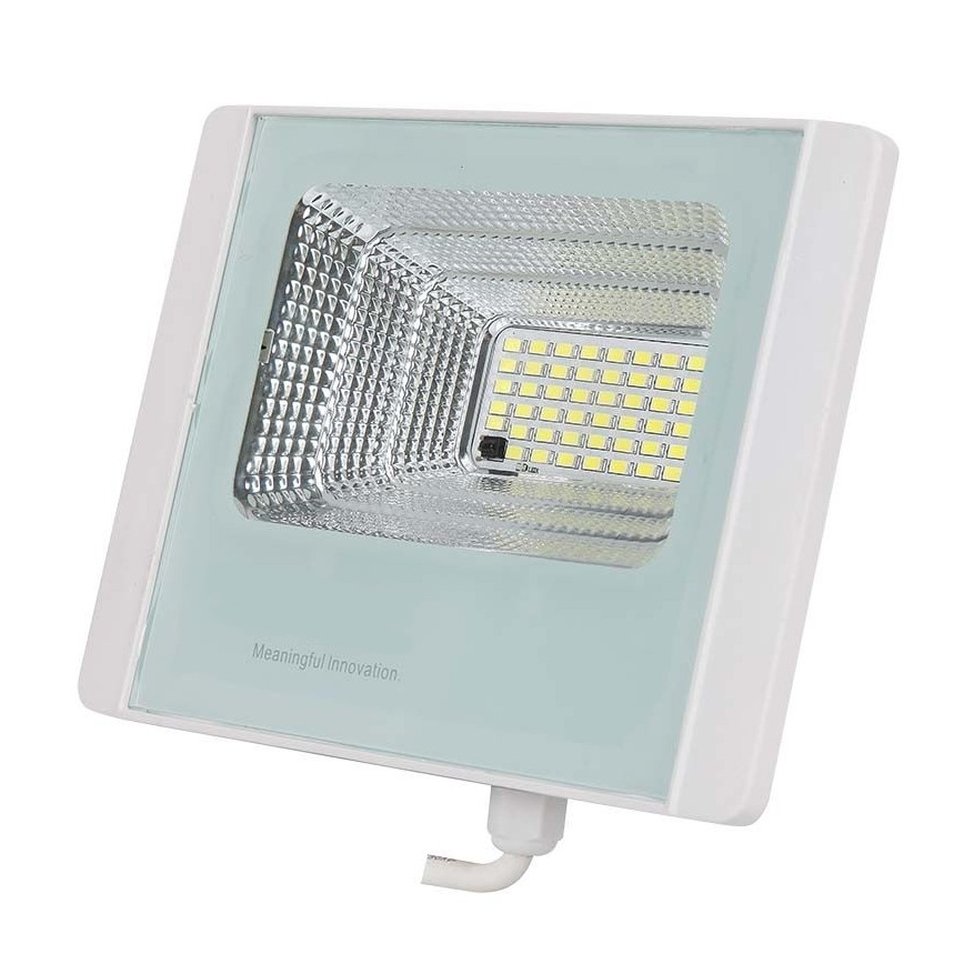 LED Spoljašnji solarni reflektor LED/20W/3,2V IP65 6400K + Daljinski upravljač