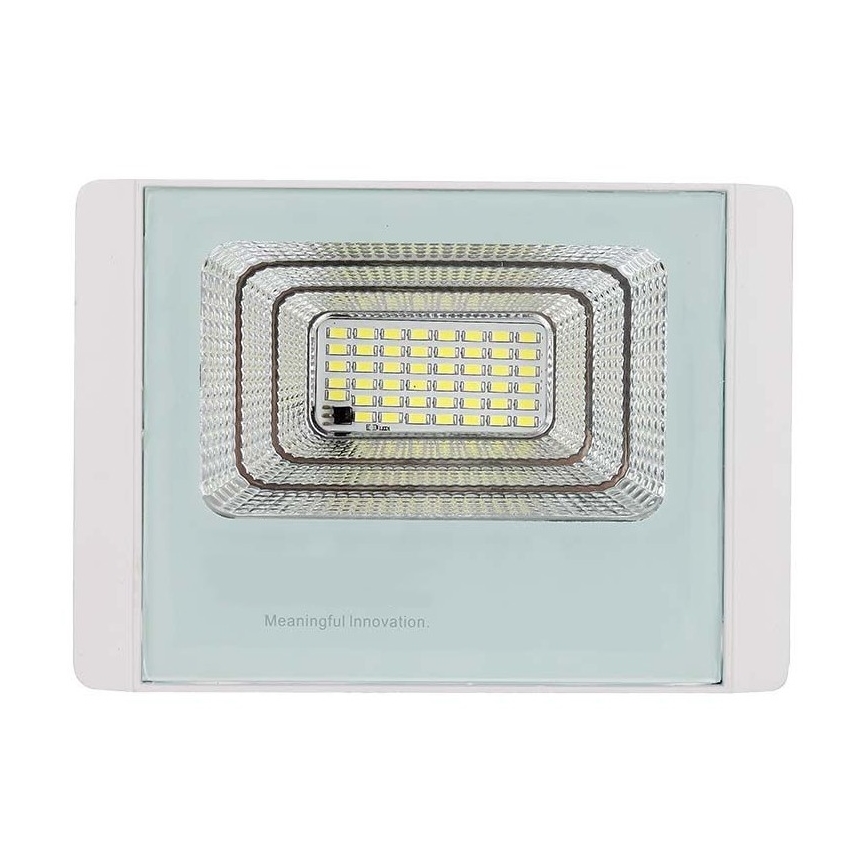 LED Spoljašnji solarni reflektor LED/20W/3,2V IP65 6400K + Daljinski upravljač