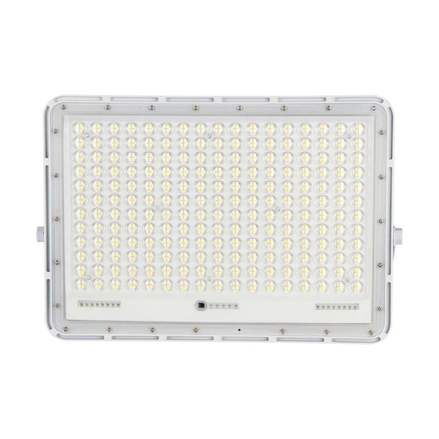 LED Spoljašnji solarni reflektor LED/30W/3,2V 4000K bela IP65 + Daljinski upravljač