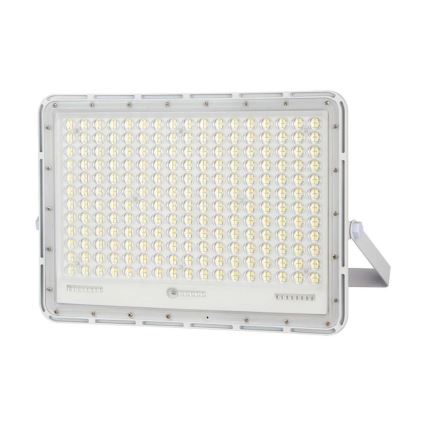 LED Spoljašnji solarni reflektor LED/30W/3,2V 4000K bela IP65 + Daljinski upravljač
