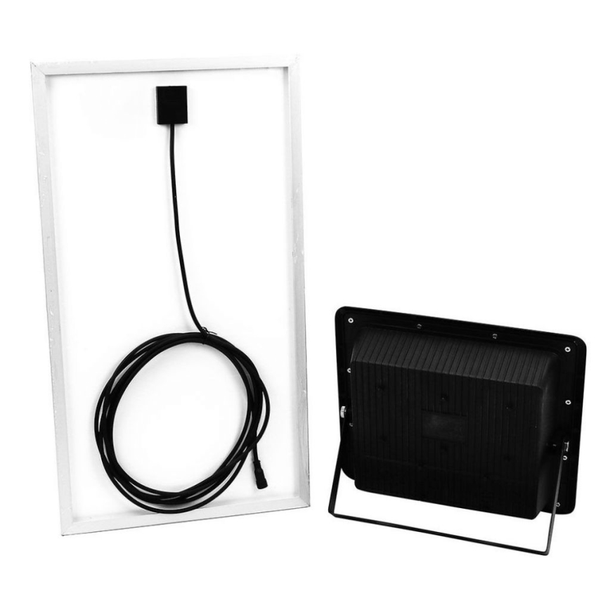 LED Spoljašnji solarni reflektor LED/40W/10V IP65 6000K + Daljinski upravljač