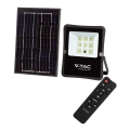 LED Spoljašnji solarni reflektor LED/6W/3,2V 6400K IP65 4000 mAh + Daljinski upravljač