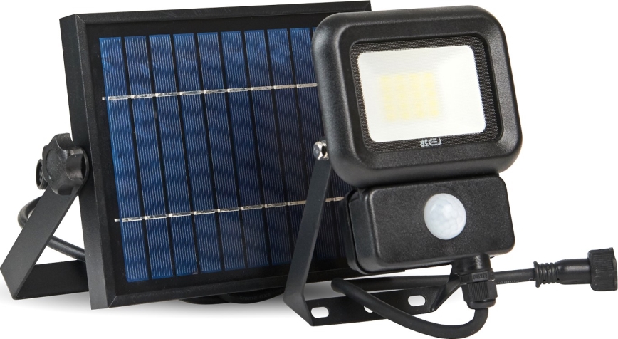 LED Spoljašnji solarni reflektor sa senzorom LED/10W/3,7V 6500K IP65 2200 mAh