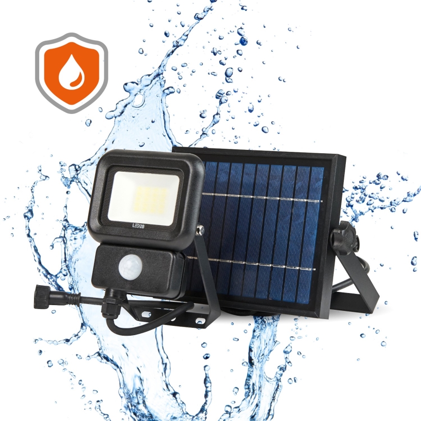 LED Spoljašnji solarni reflektor sa senzorom LED/10W/3,7V 6500K IP65 2200 mAh